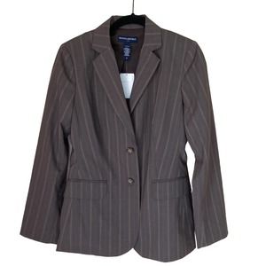 NEW Banana Republic Wool Blend Blazer Brown Size 4